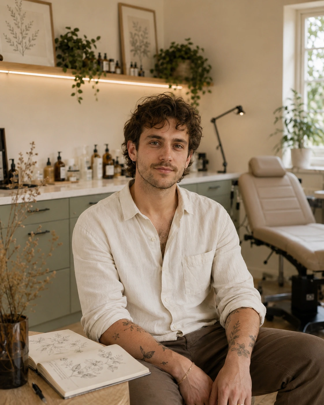 Lorenzo Bianchi nello studio