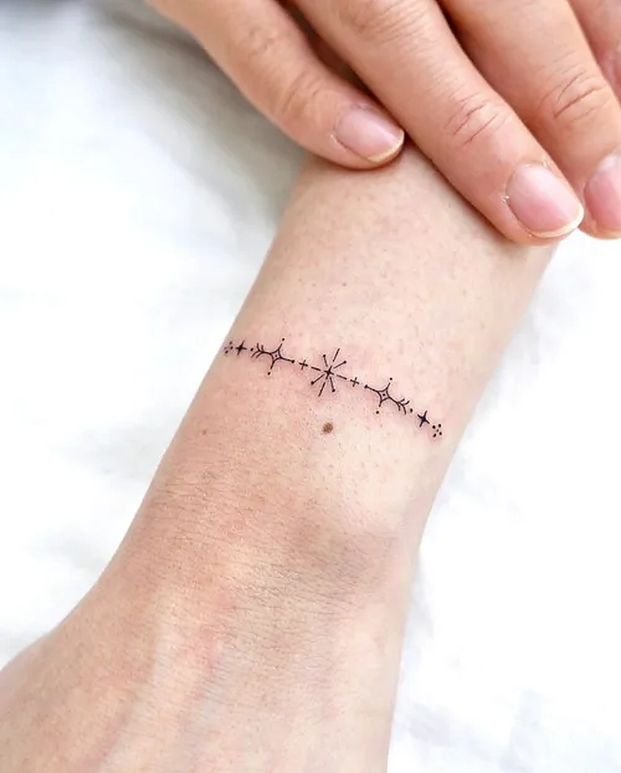 Micro stelle sul polso